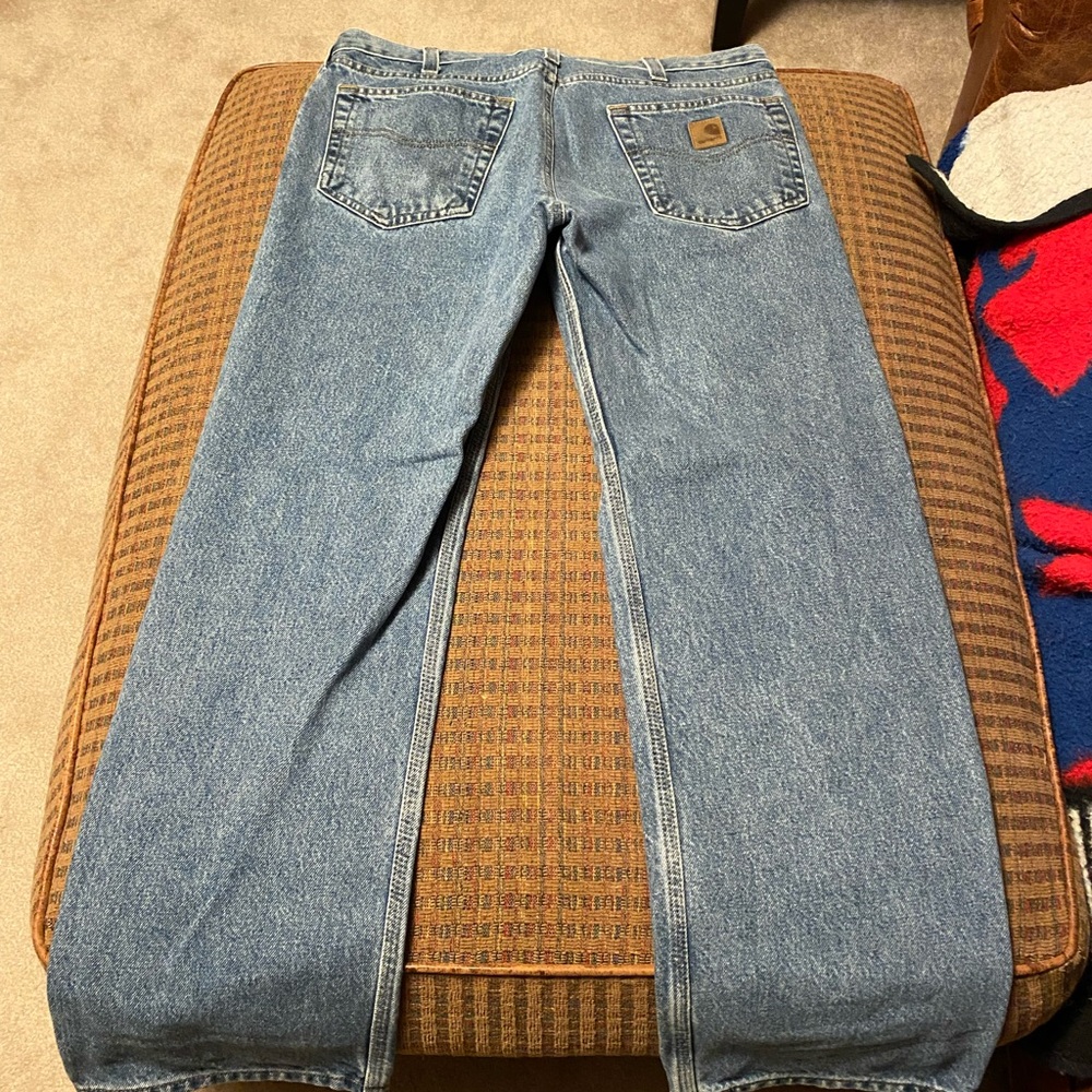 Carhartt Men's Relaxed Jeans - Blue - Picture 4 of 5